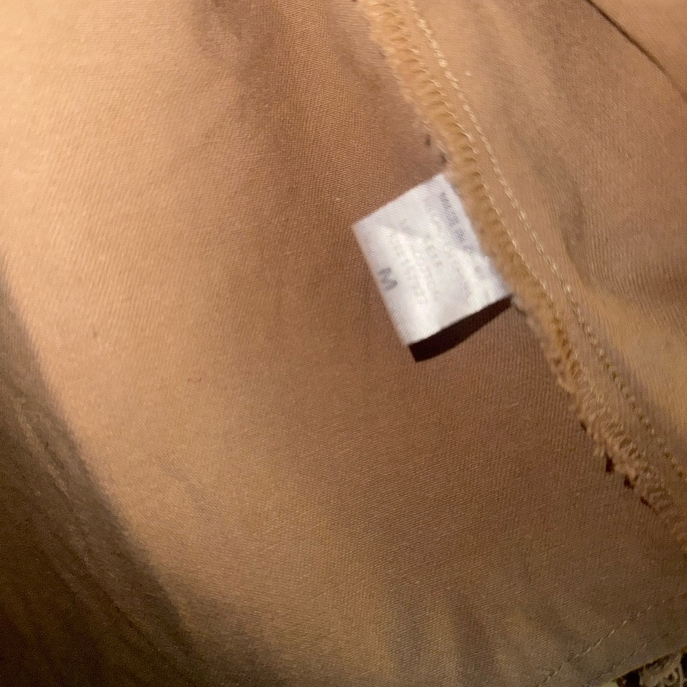 LA MIEL Brown Frayed Collar Shirt/jacket - Picture 8 of 11